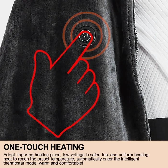 🛋️WinterHot Plaid – Electric Heated Blanket